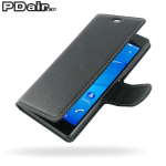 Pdair Book Type Cuero Genuino - Sony Xperia Z3