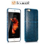 Case Icarer Snake Cuero Genuino Iphone 6 / 6s - Azul