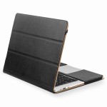 Funda Qialino Book Type Cuero genuino MacBook Air 12” - Negro - Image 2