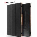 Funda Qialino Book Type Cuero genuino MacBook Air 12” - Negro