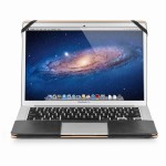 Funda Qialino Book Type Cuero genuino MacBook Air 12” - Negro - Image 3